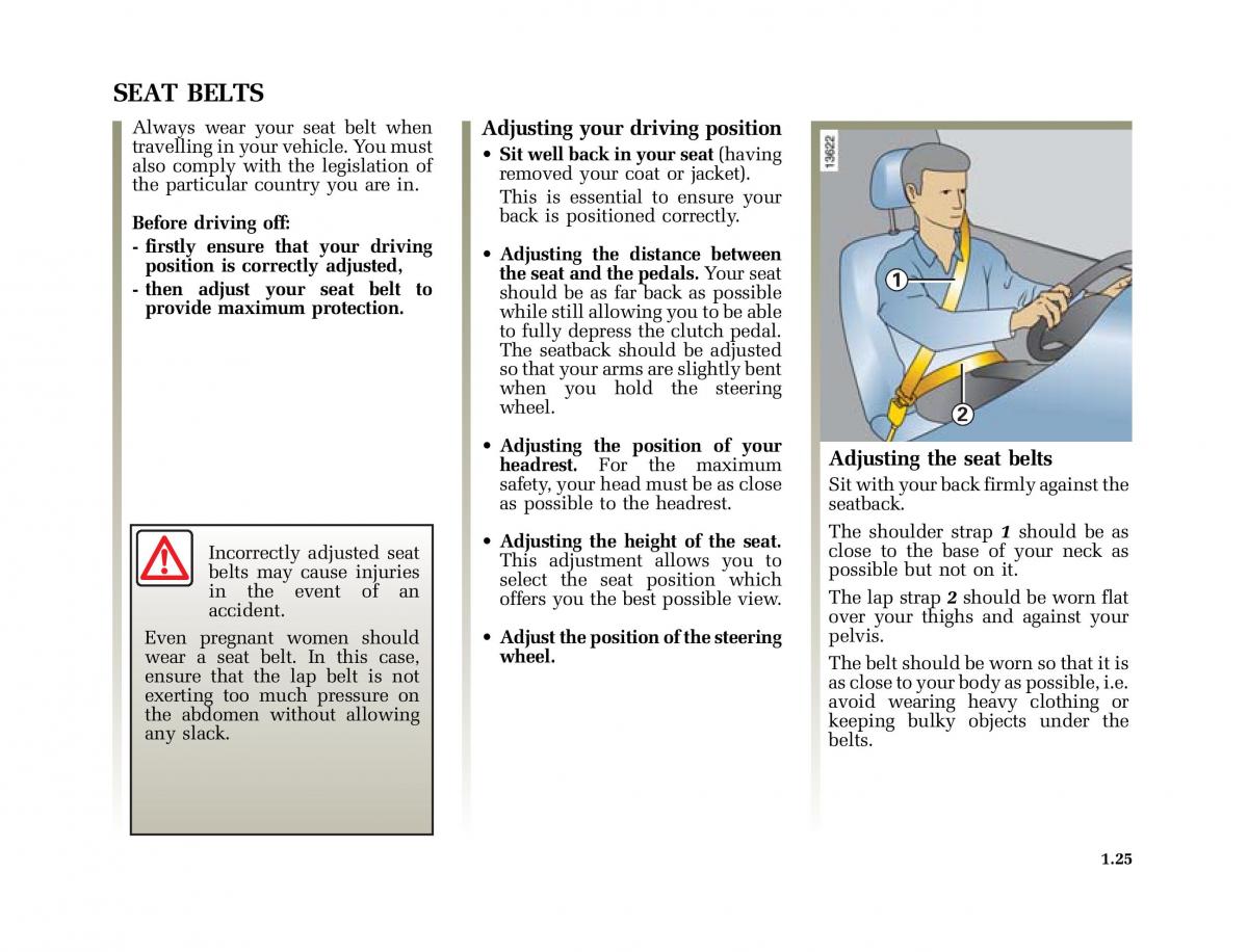 Renault Laguna II 2 owners manual / page 34