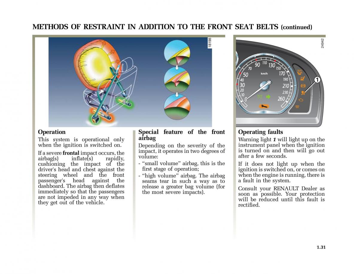 Renault Laguna II 2 owners manual / page 40