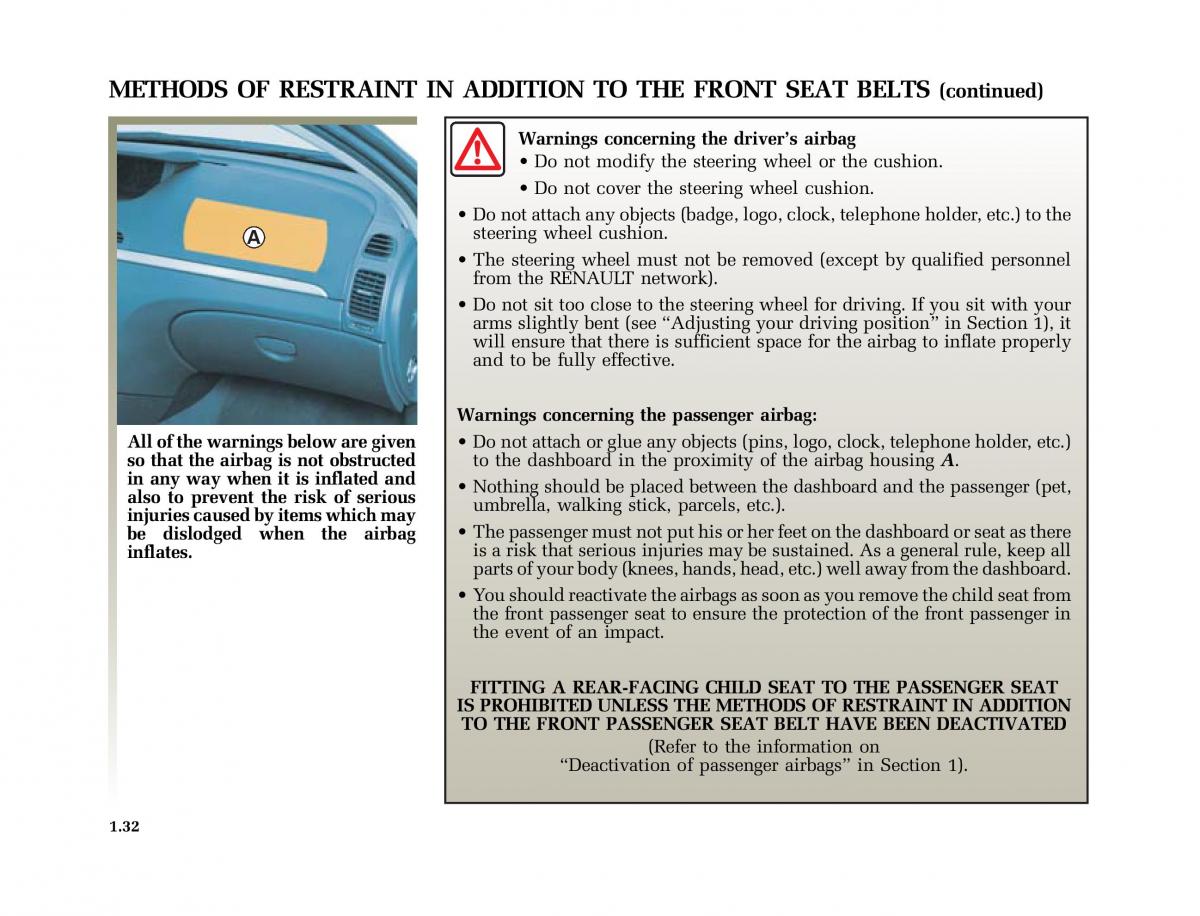 Renault Laguna II 2 owners manual / page 41