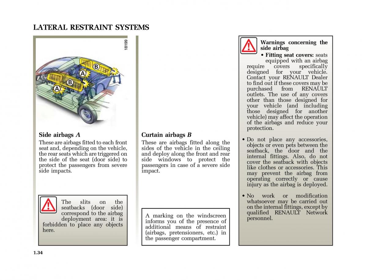 Renault Laguna II 2 owners manual / page 43