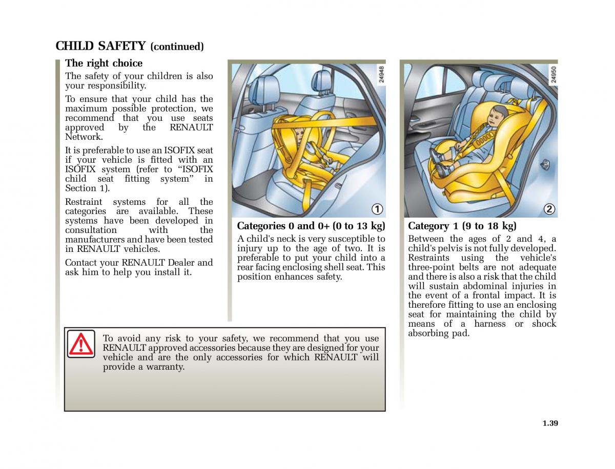 Renault Laguna II 2 owners manual / page 48