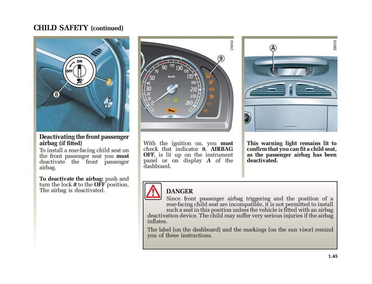 Renault Laguna II 2 owners manual / page 54