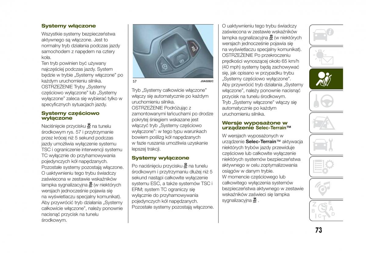 Jeep Renegade instrukcja obslugi / page 75