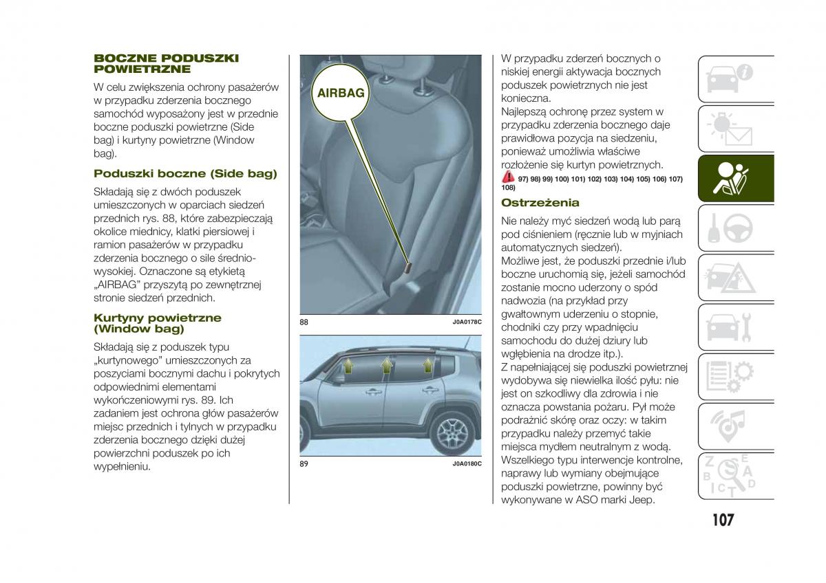 Jeep Renegade instrukcja obslugi / page 109