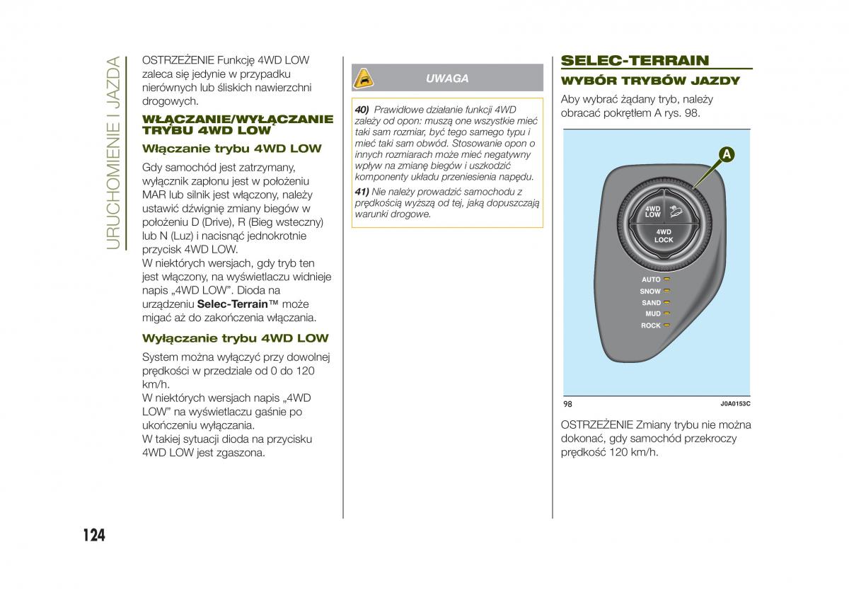 Jeep Renegade instrukcja obslugi / page 126