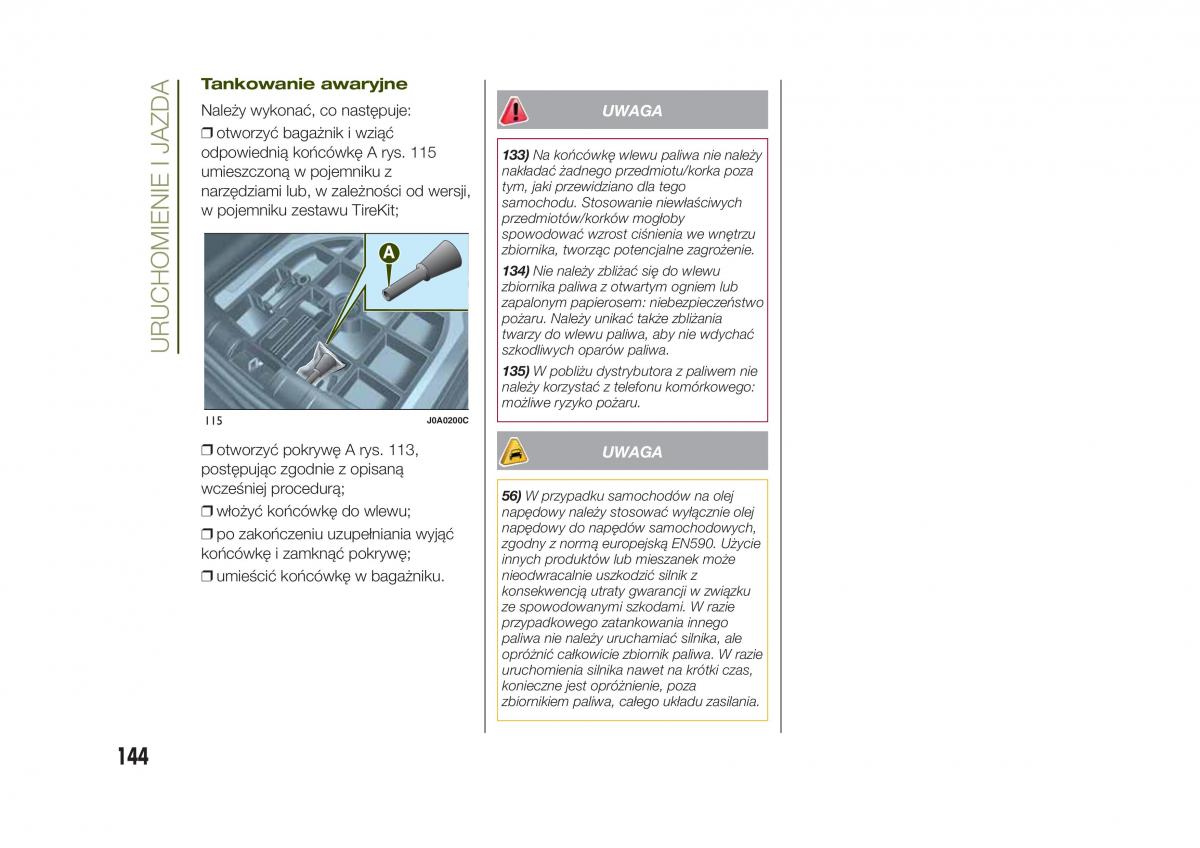 Jeep Renegade instrukcja obslugi / page 146