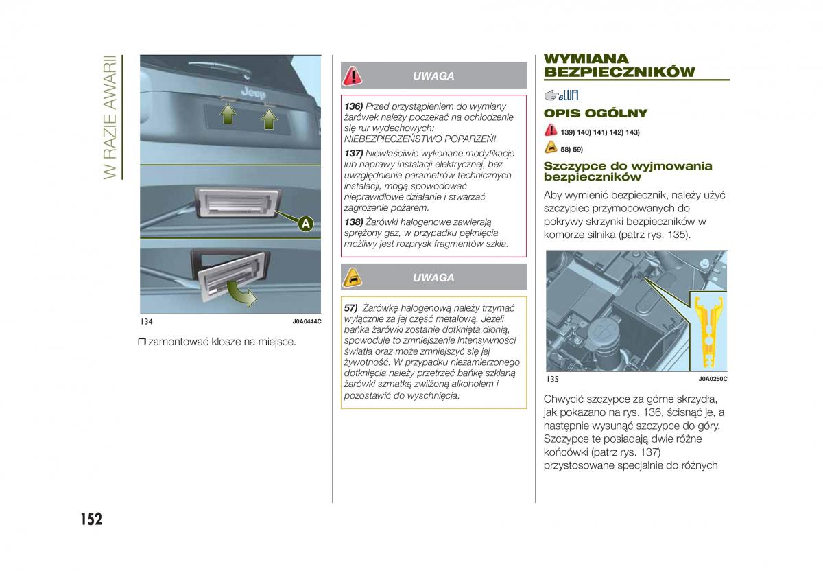 Jeep Renegade instrukcja obslugi / page 154