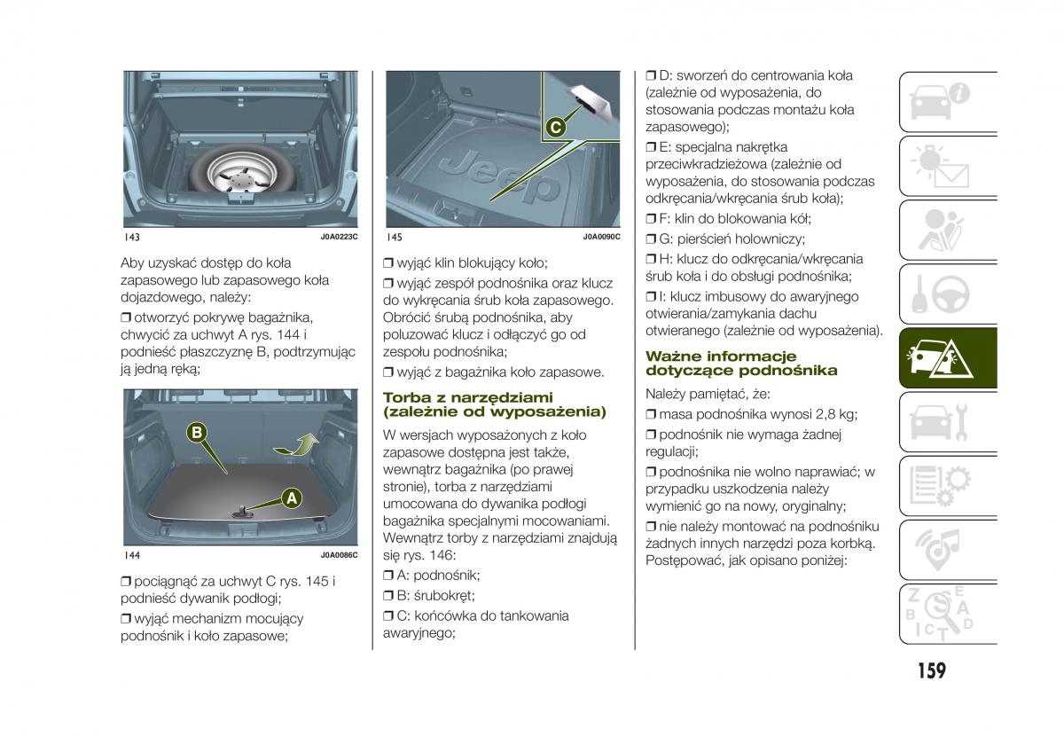 Jeep Renegade instrukcja obslugi / page 161