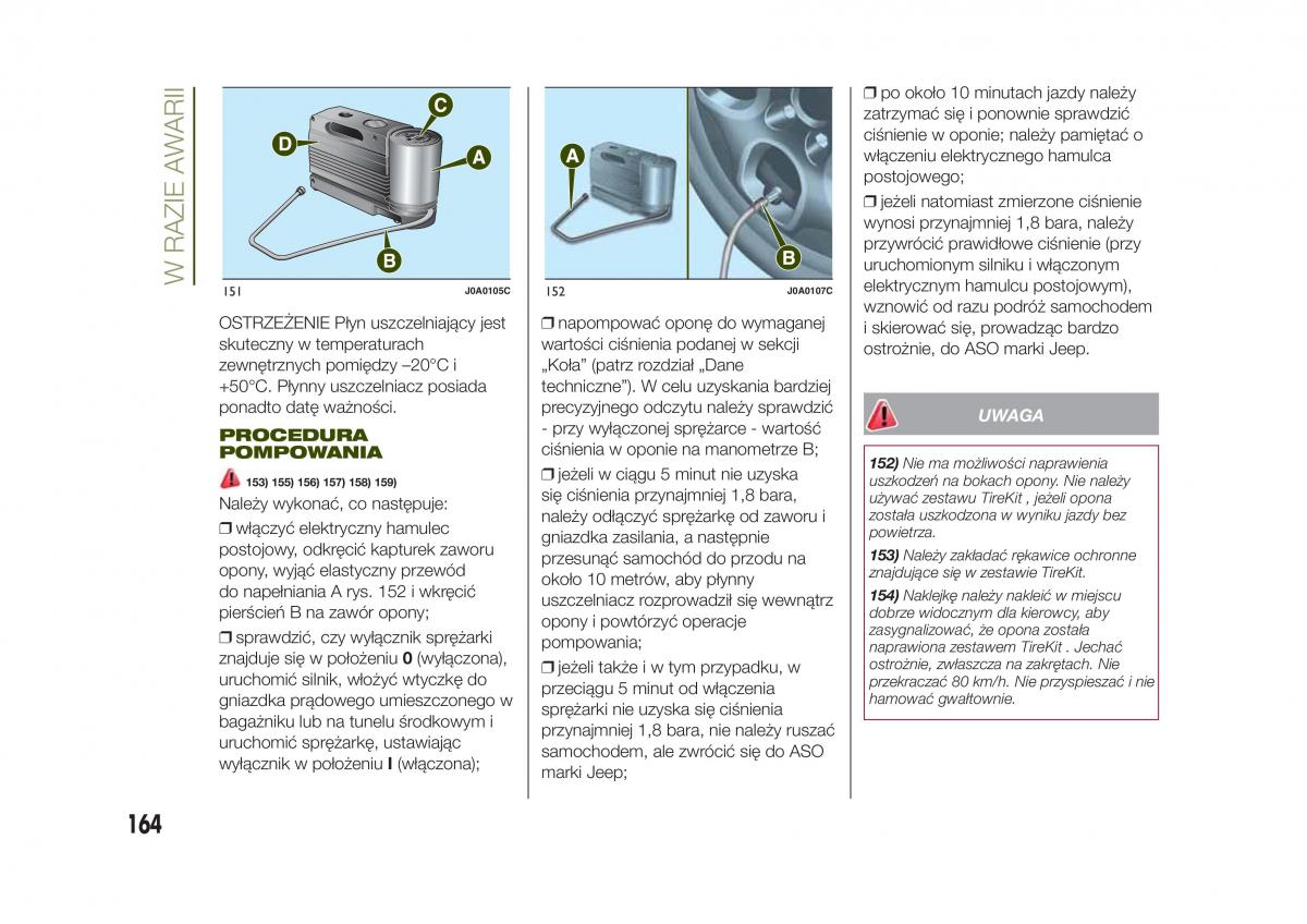 Jeep Renegade instrukcja obslugi / page 166