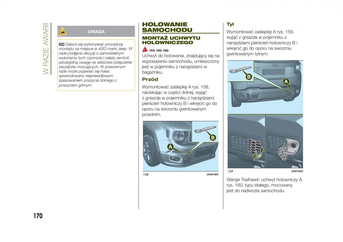 Jeep Renegade instrukcja obslugi / page 172