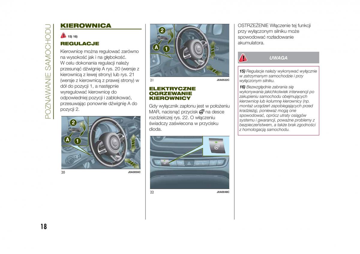 Jeep Renegade instrukcja obslugi / page 20