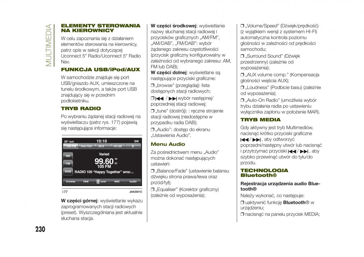 Jeep Renegade instrukcja obslugi / page 232