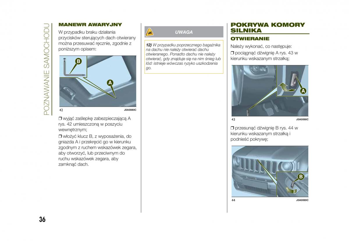 Jeep Renegade instrukcja obslugi / page 38