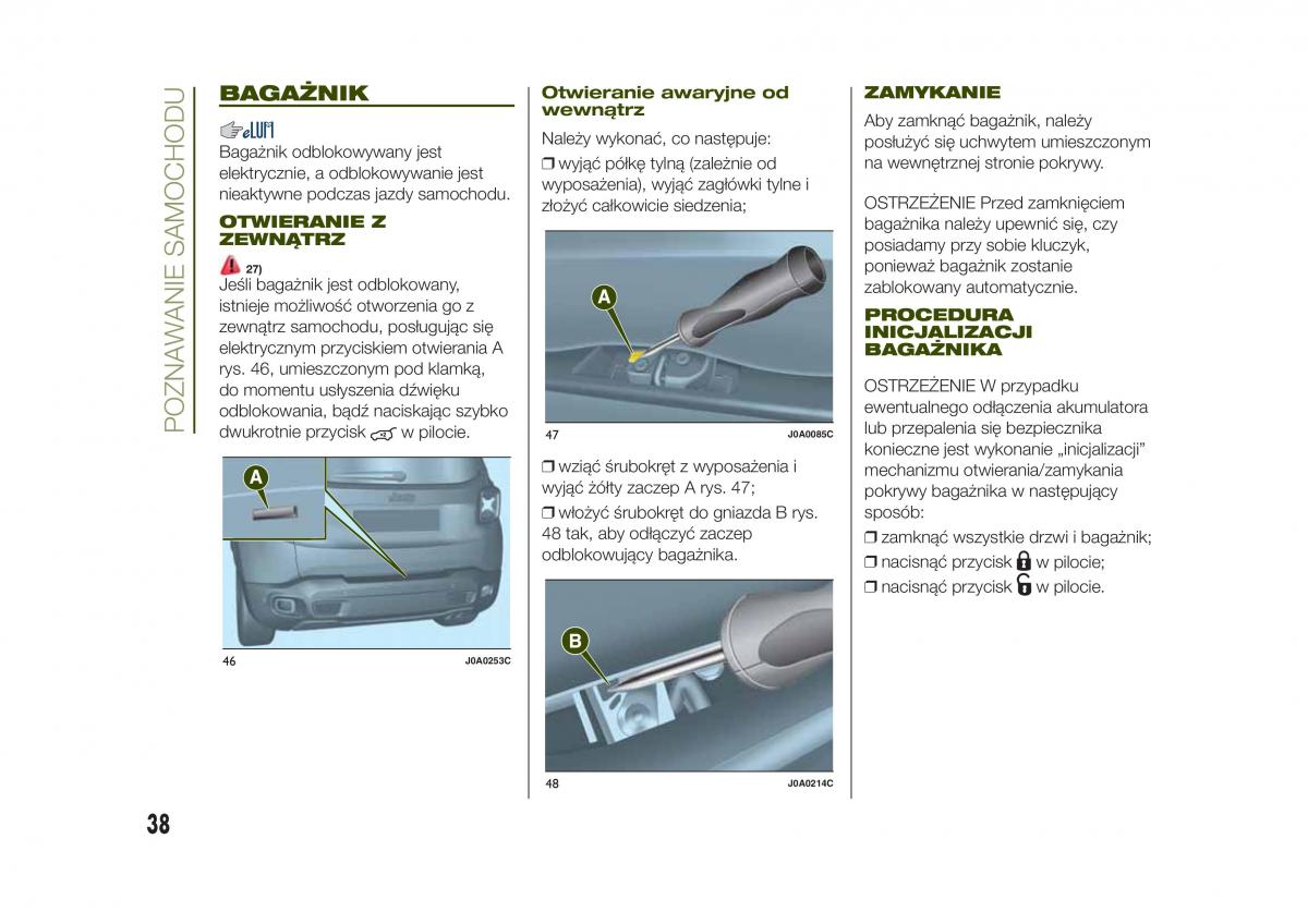 Jeep Renegade instrukcja obslugi / page 40