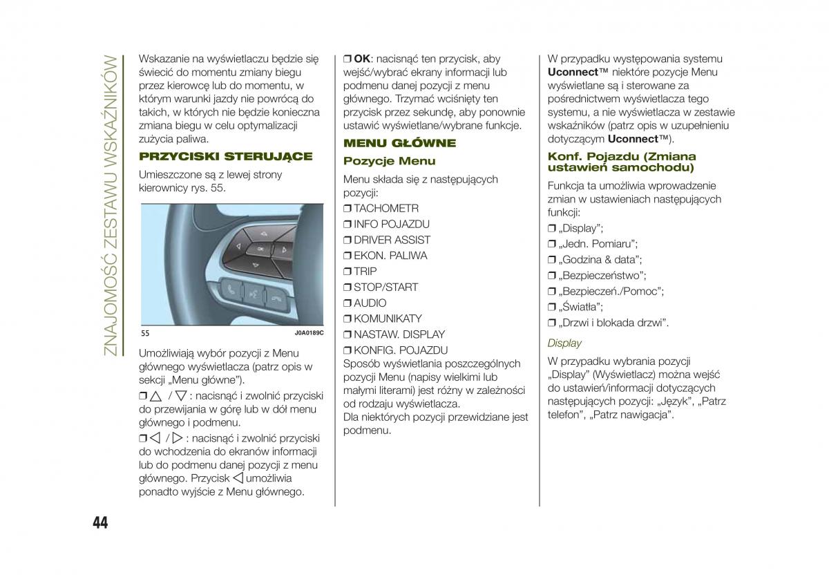 Jeep Renegade instrukcja obslugi / page 46