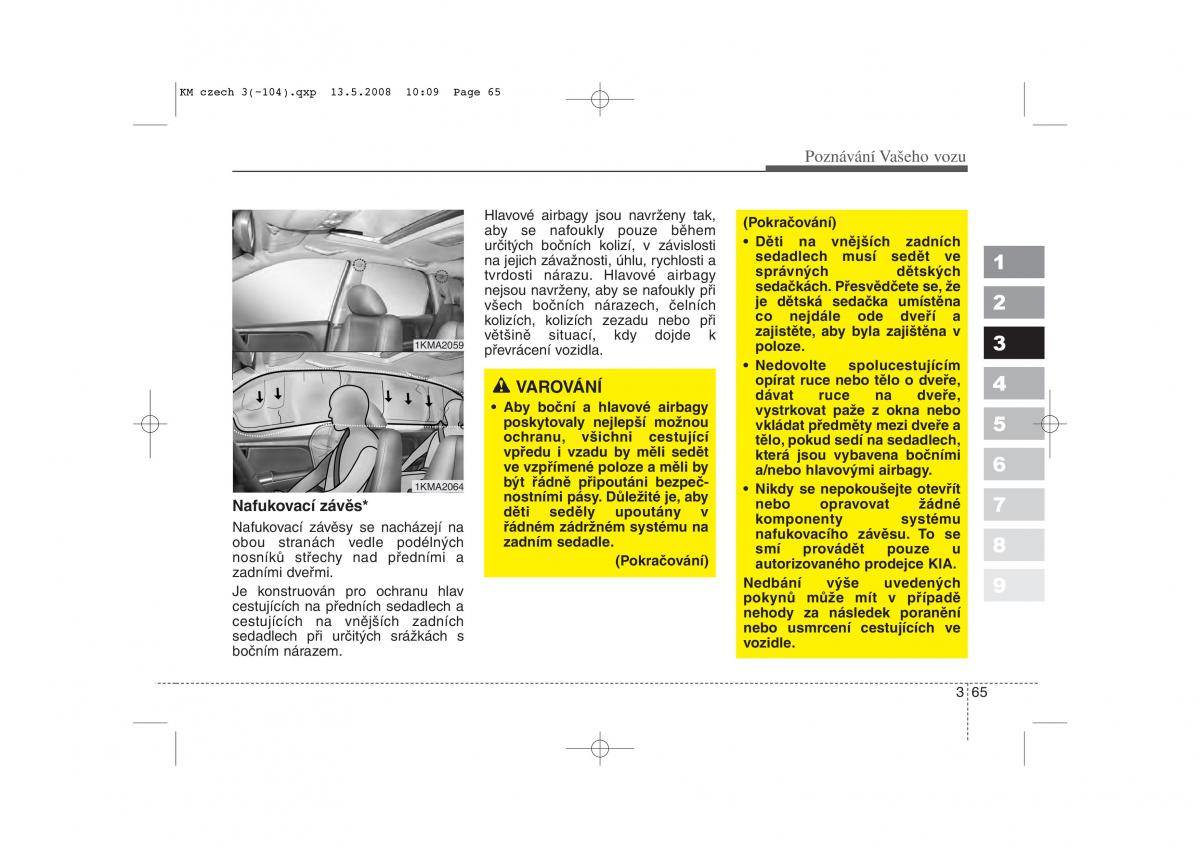 KIA Sportage II 2 navod k obsludze / page 74