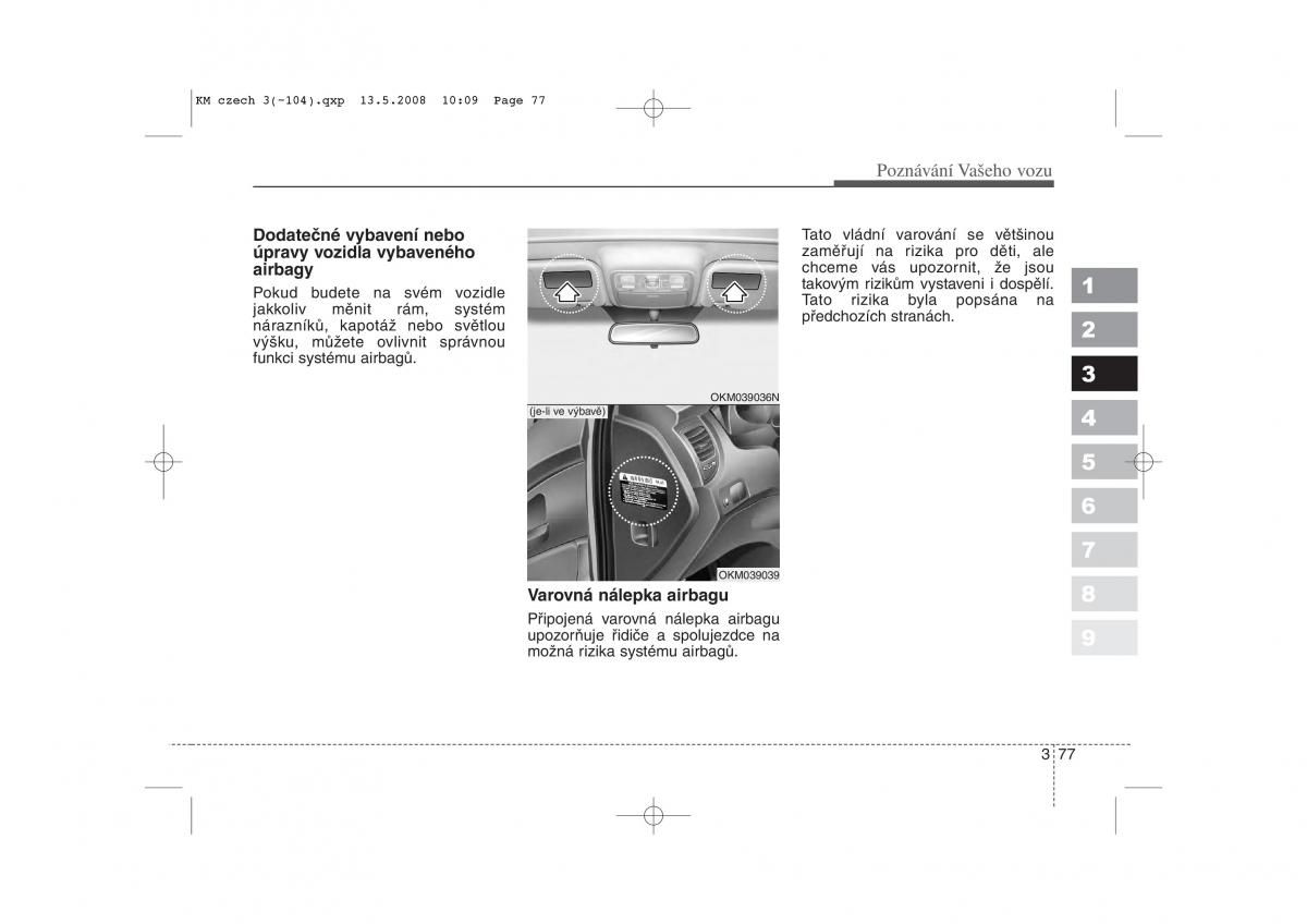 KIA Sportage II 2 navod k obsludze / page 86