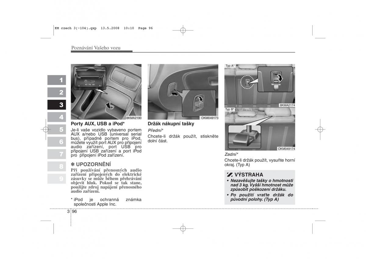 KIA Sportage II 2 navod k obsludze / page 105