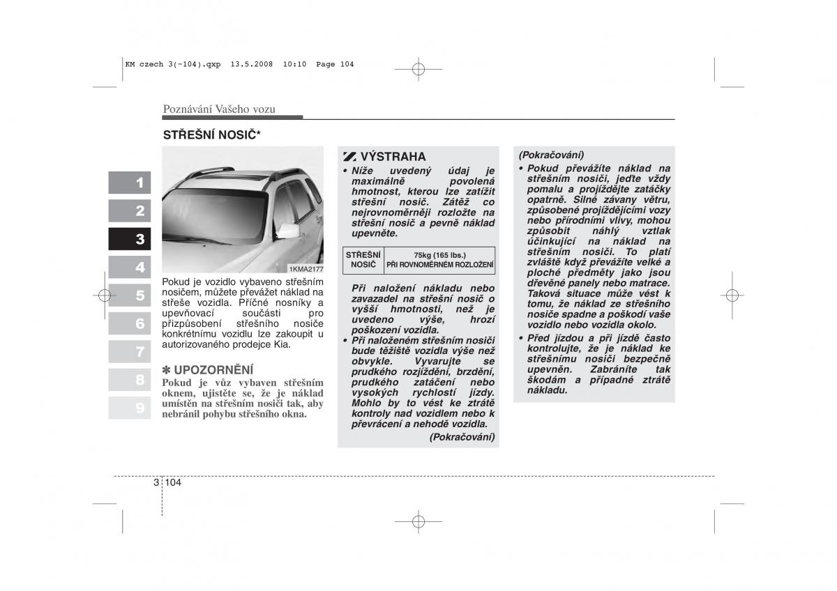 KIA Sportage II 2 navod k obsludze / page 113