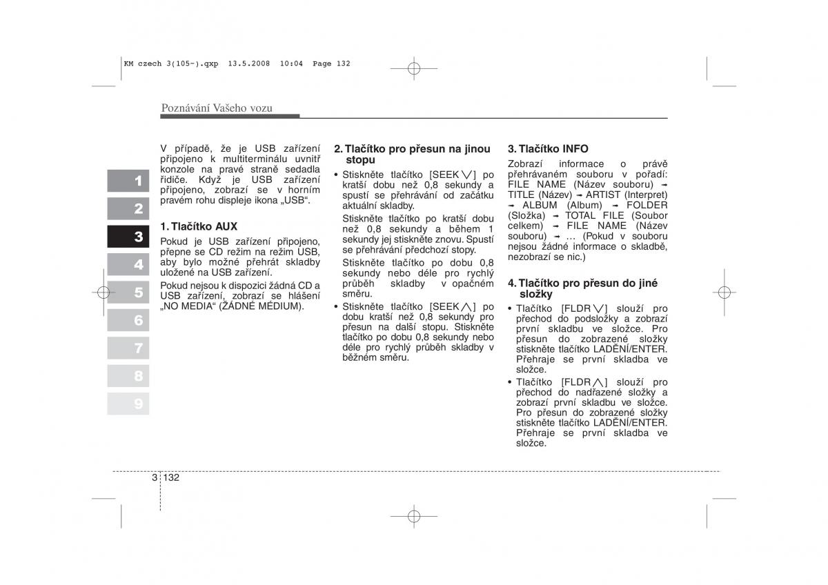 KIA Sportage II 2 navod k obsludze / page 141