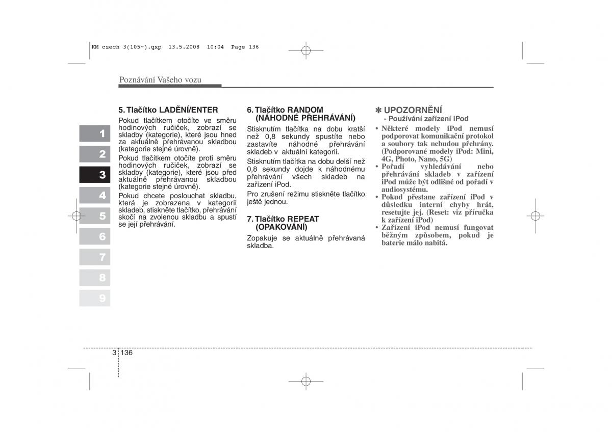 KIA Sportage II 2 navod k obsludze / page 145