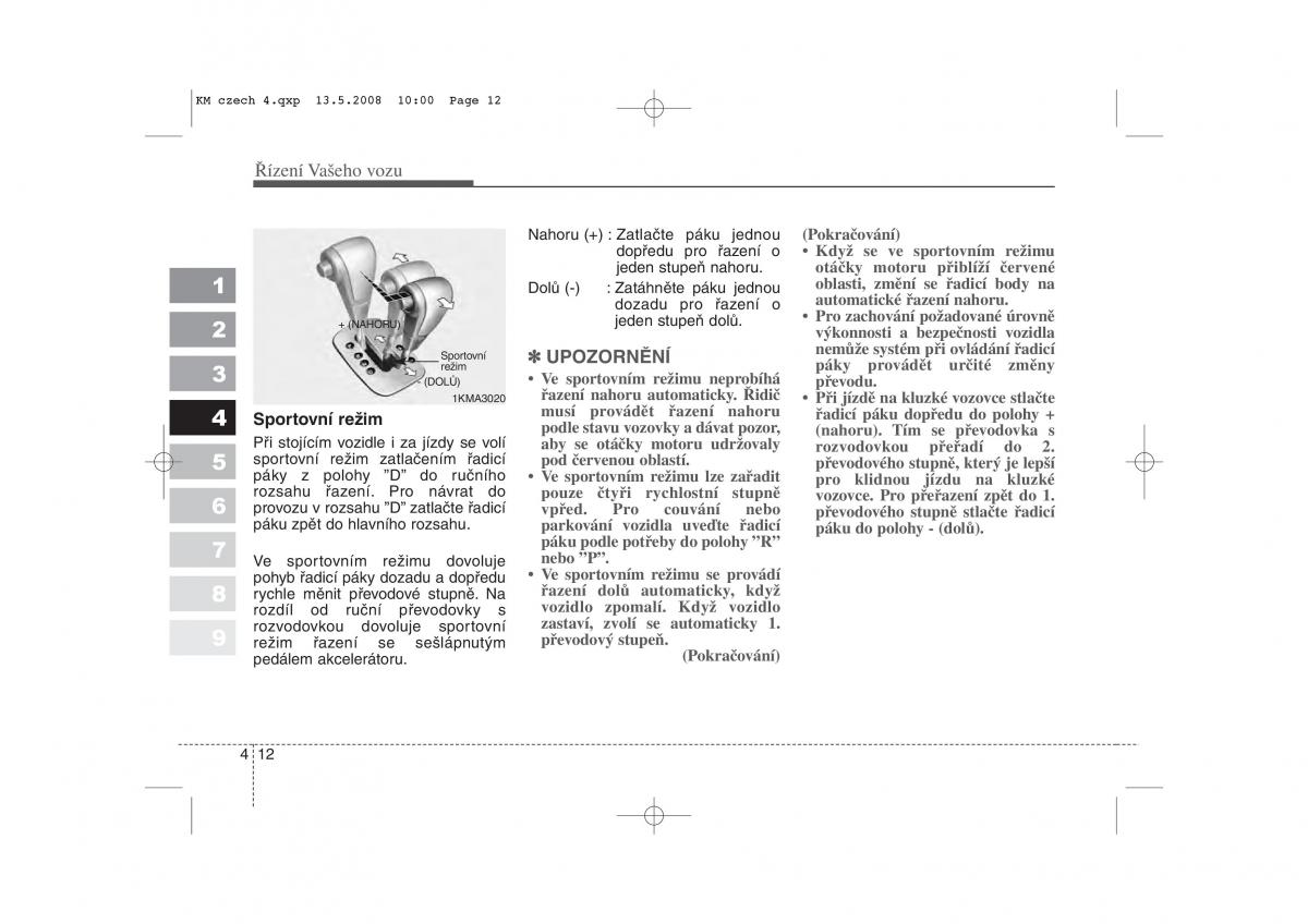 KIA Sportage II 2 navod k obsludze / page 158