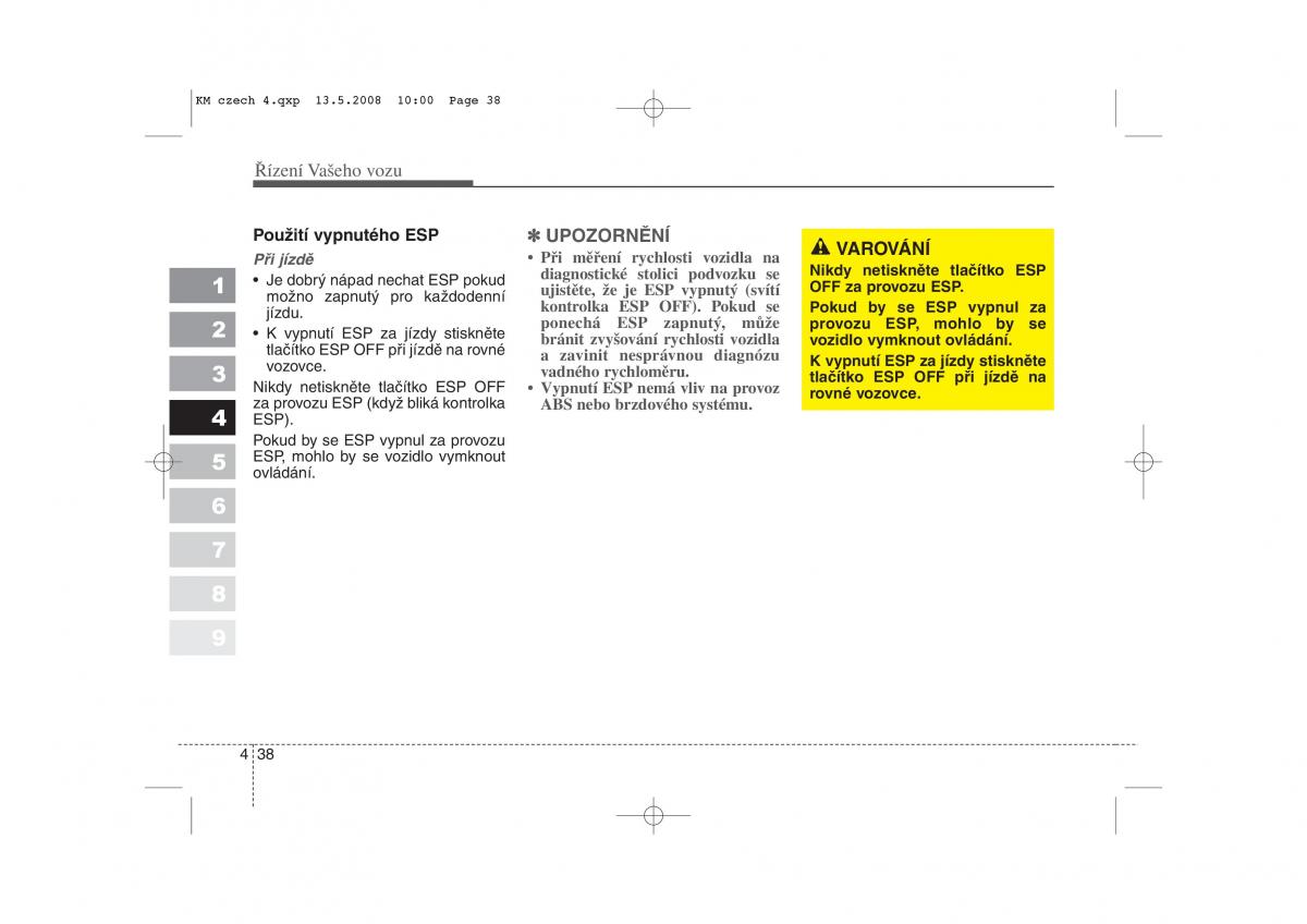 KIA Sportage II 2 navod k obsludze / page 184