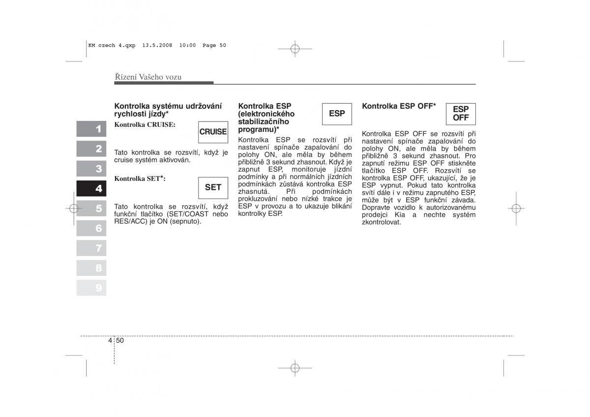 KIA Sportage II 2 navod k obsludze / page 196