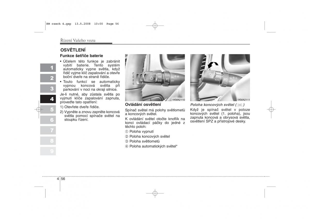 KIA Sportage II 2 navod k obsludze / page 202