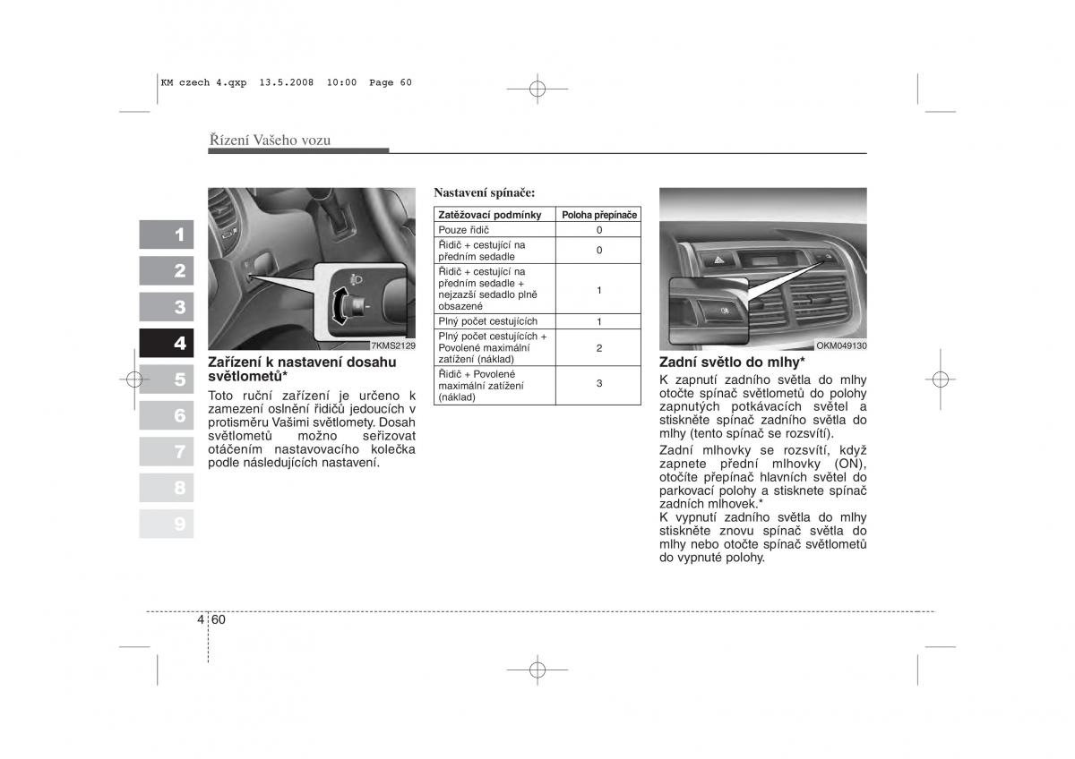 KIA Sportage II 2 navod k obsludze / page 206