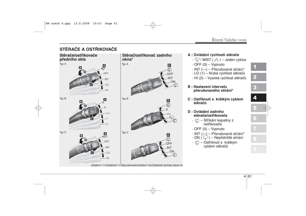 KIA Sportage II 2 navod k obsludze / page 207