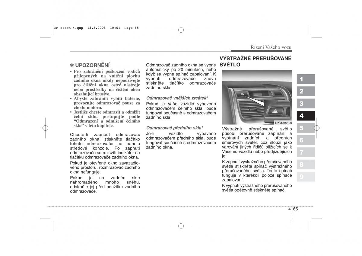 KIA Sportage II 2 navod k obsludze / page 211