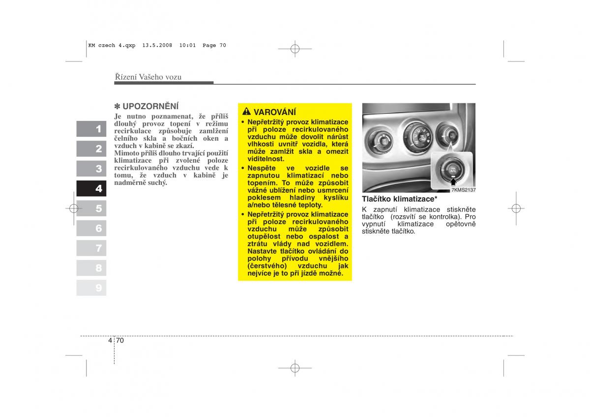 KIA Sportage II 2 navod k obsludze / page 216