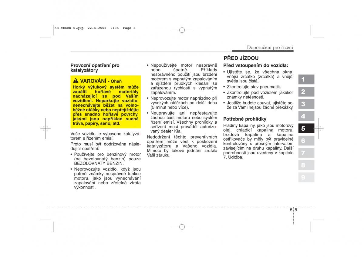 KIA Sportage II 2 navod k obsludze / page 237