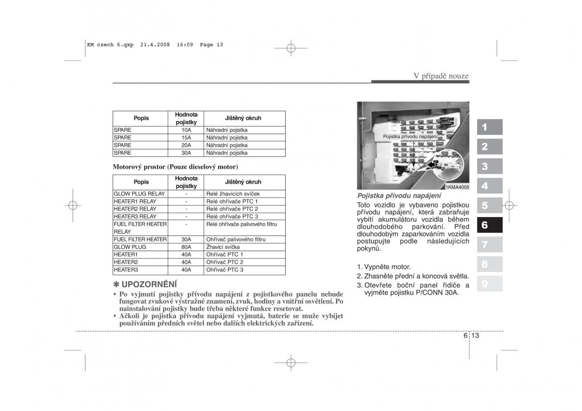 KIA Sportage II 2 navod k obsludze / page 286