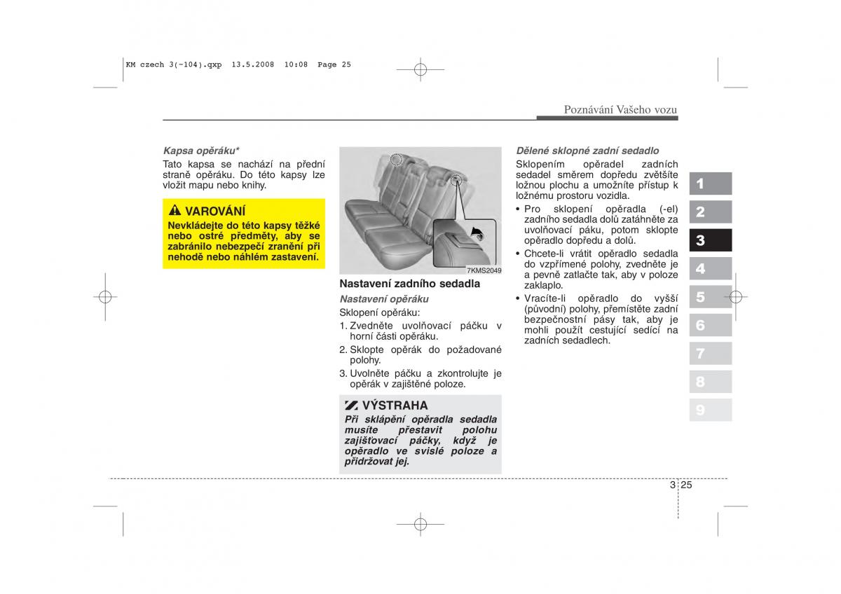 KIA Sportage II 2 navod k obsludze / page 34