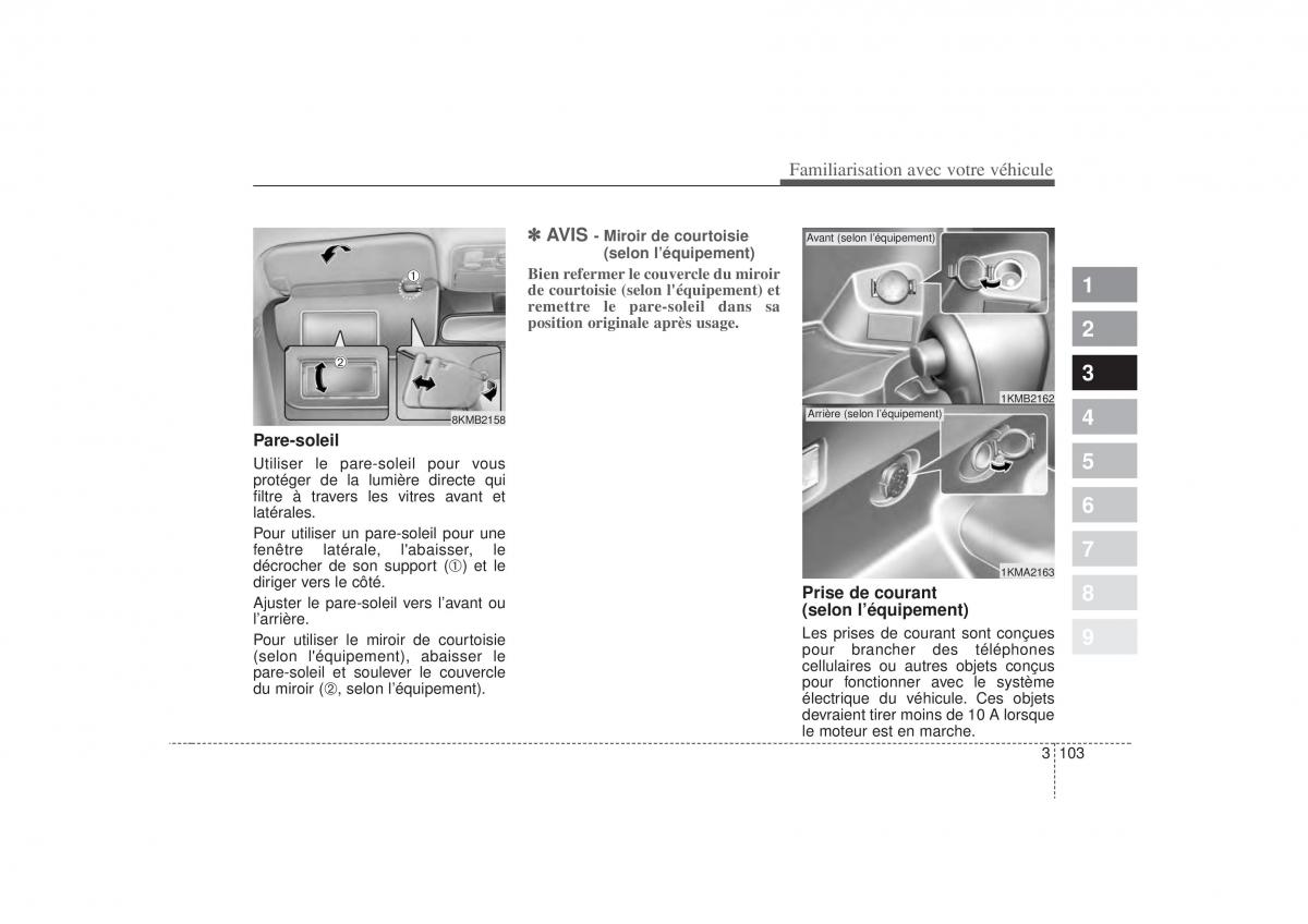 KIA Sportage II 2 manuel du proprietaire / page 112