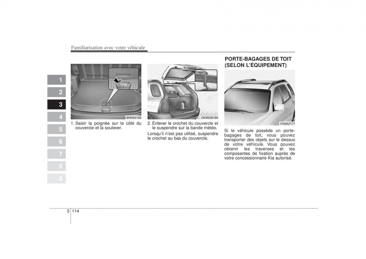 KIA Sportage II 2 manuel du proprietaire / page 123