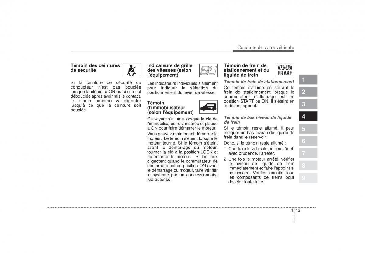 KIA Sportage II 2 manuel du proprietaire / page 203