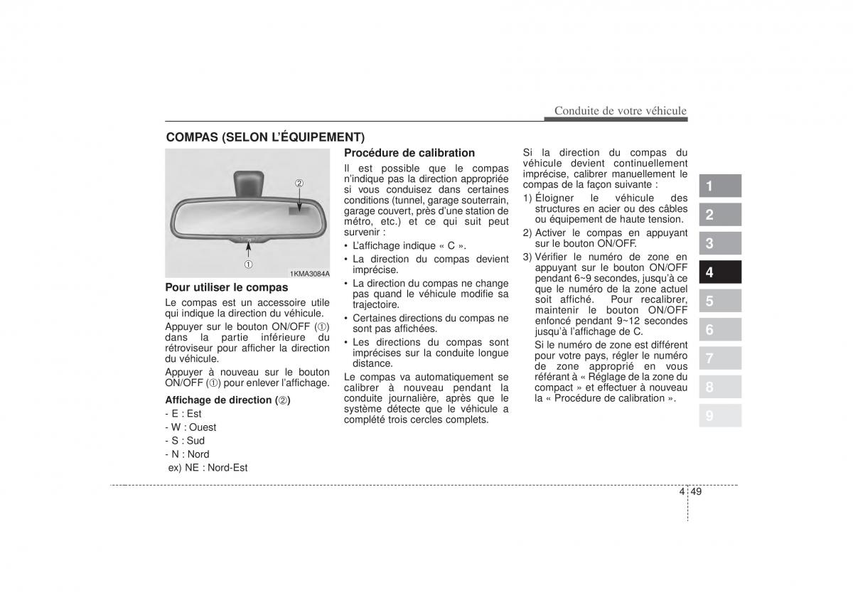 KIA Sportage II 2 manuel du proprietaire / page 209