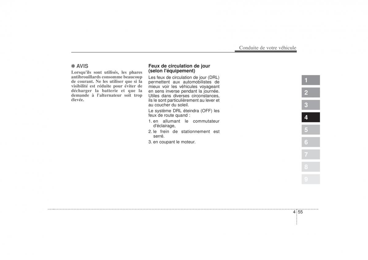 KIA Sportage II 2 manuel du proprietaire / page 215