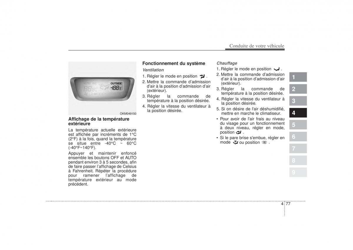 KIA Sportage II 2 manuel du proprietaire / page 237