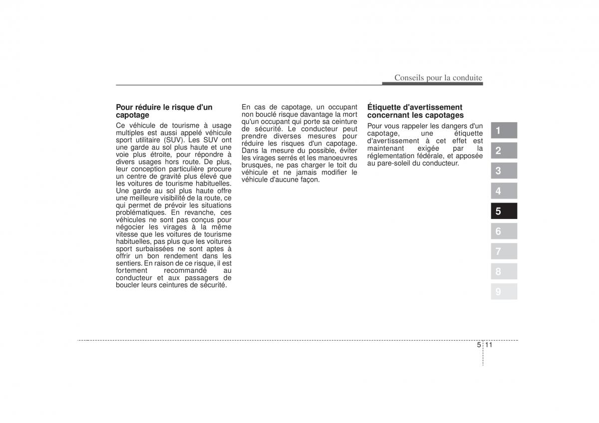 KIA Sportage II 2 manuel du proprietaire / page 256