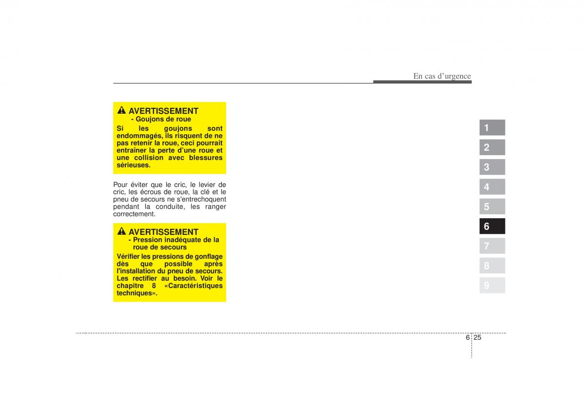 KIA Sportage II 2 manuel du proprietaire / page 321