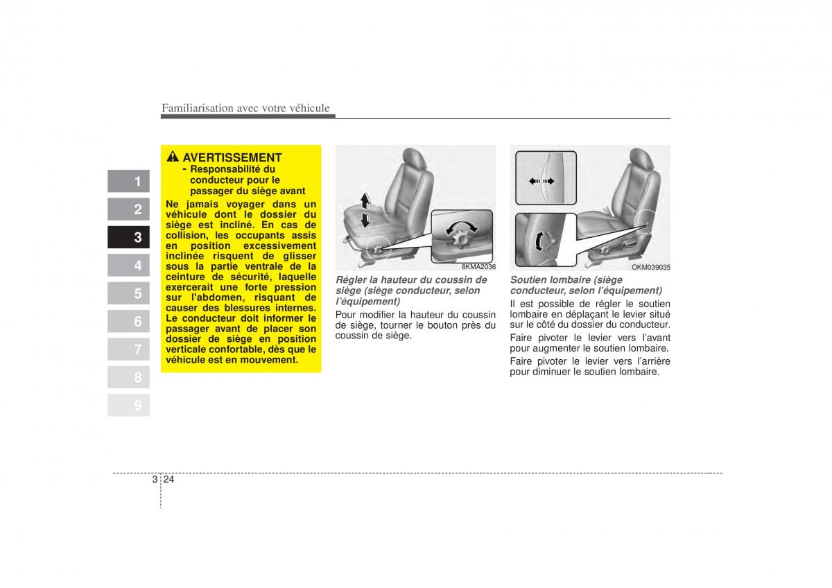 KIA Sportage II 2 manuel du proprietaire / page 33