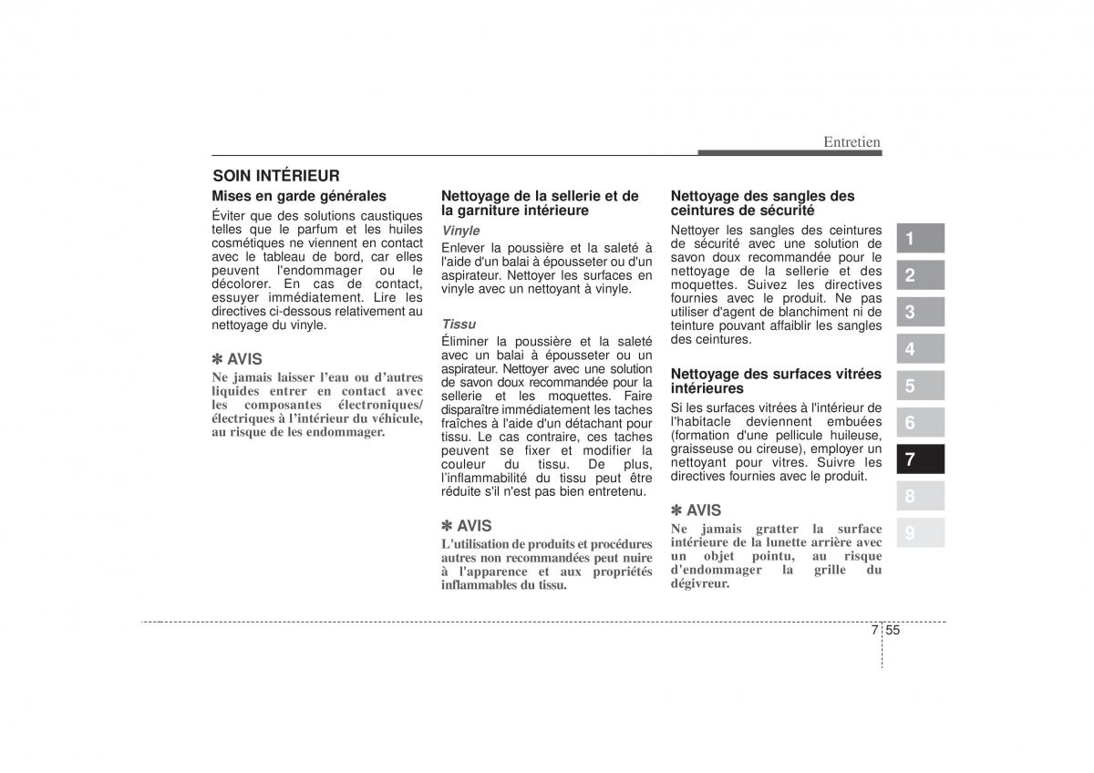 KIA Sportage II 2 manuel du proprietaire / page 376