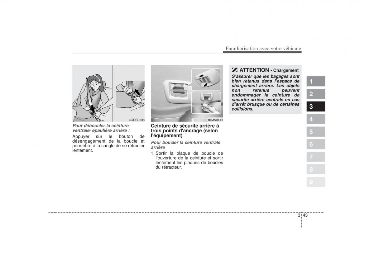 KIA Sportage II 2 manuel du proprietaire / page 52