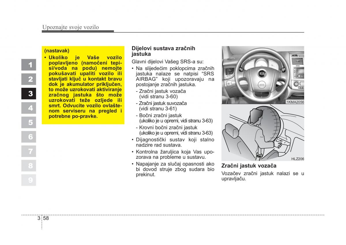 KIA Sportage II 2 vlasnicko uputstvo / page 68