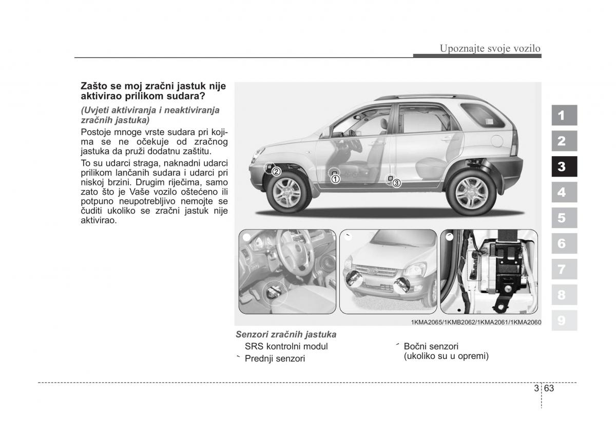 KIA Sportage II 2 vlasnicko uputstvo / page 73