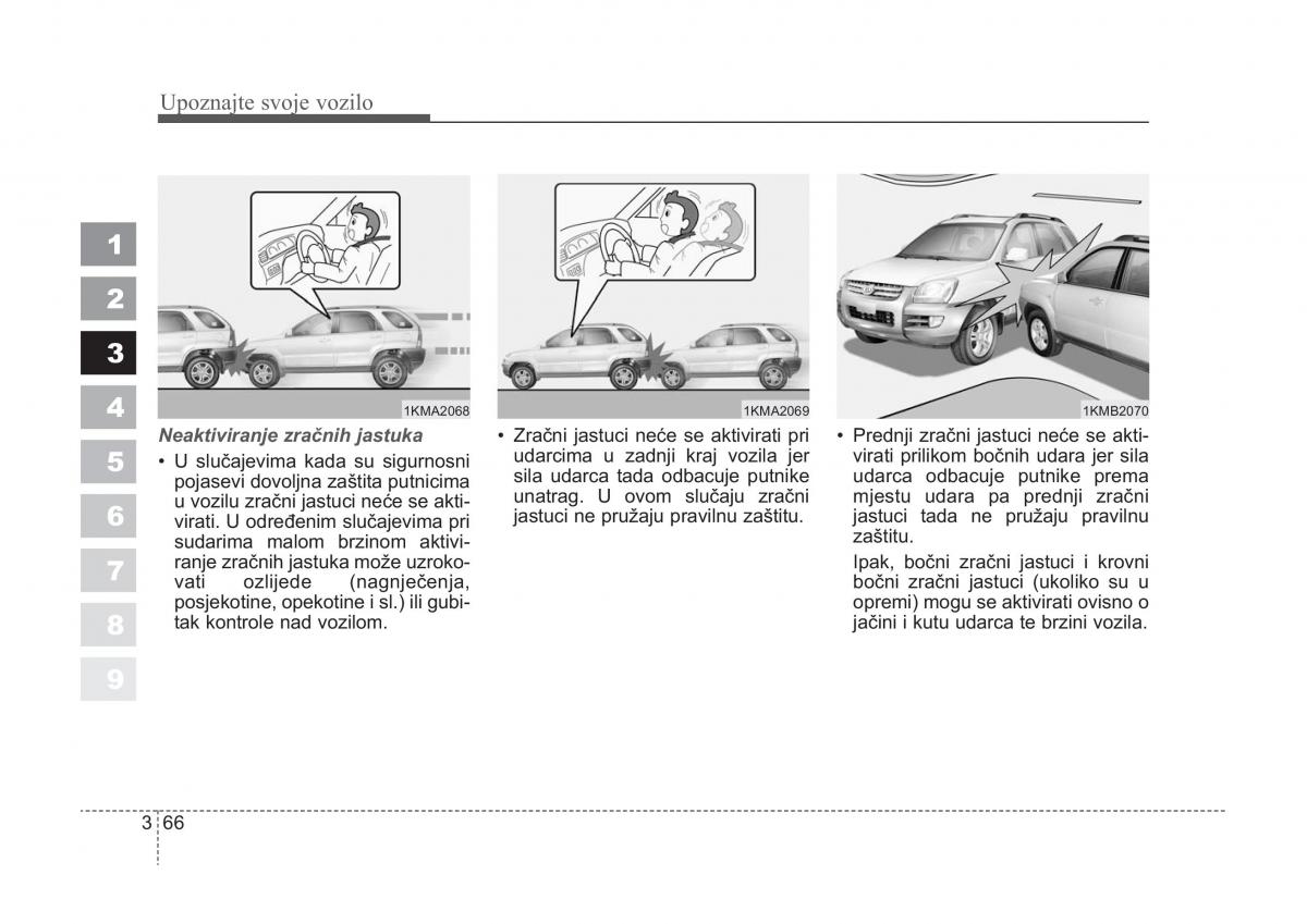 KIA Sportage II 2 vlasnicko uputstvo / page 76